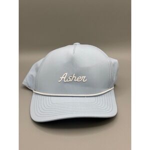 Asher Golf Rope Hat Mens OSFA Light Blue Flexfit 110 Snapback Rope Cap